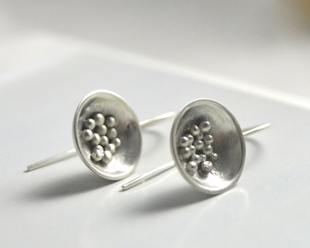 Handmade Sterling Silver Statement Earrings