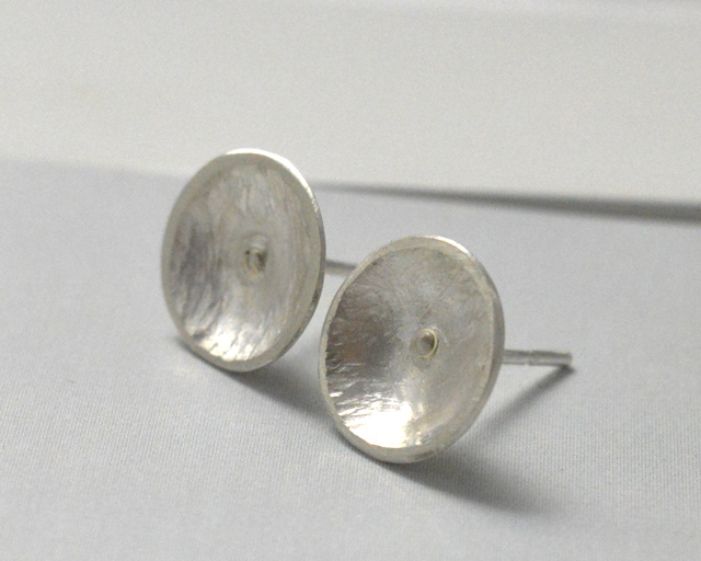 Handmade Silver Stud Earrings